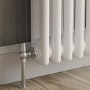 GRADE A1 - Reggio White Horizontal Double Column Traditional Radiator 600x425mm 1416 BTU - Cast Iron Style