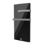 Refurbished - Low Energy 380w Infrared Designer Glass Wall Mounted Heater with Towel Rail and Smart WiFi Alexa - IP24 Bathroom Safe