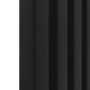 GRADE A1 - Ravello Midnight Black Vertical Square Designer Radiator 1800x450mm Single Panel 3618 BTU