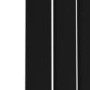 Riace Midnight Black Vertical Flat Designer Radiator 1800x272mm Single Panel 1803 BTU