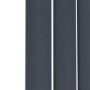 Riace Anthracite Vertical Flat Designer Radiator 1800x408mm Single Panel 2705 BTU