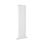 Sorrento White Vertical Oval Designer Radiator 1600x472mm Single Panel 3043 BTU