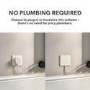 Refurbished Anthracite Electric Vertical Designer Radiator 1.2kW with Mirror and Wifi Thermostat - H1800xW500mm - IPX4 Bathroom Safe