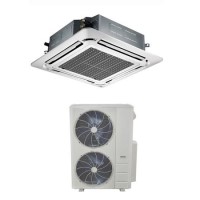 Refurbished Super Slim 48000 BTU 14kW Toshiba GMCC Powered 4-Way Cassette Inverter Air Conditioner with Heat Pump