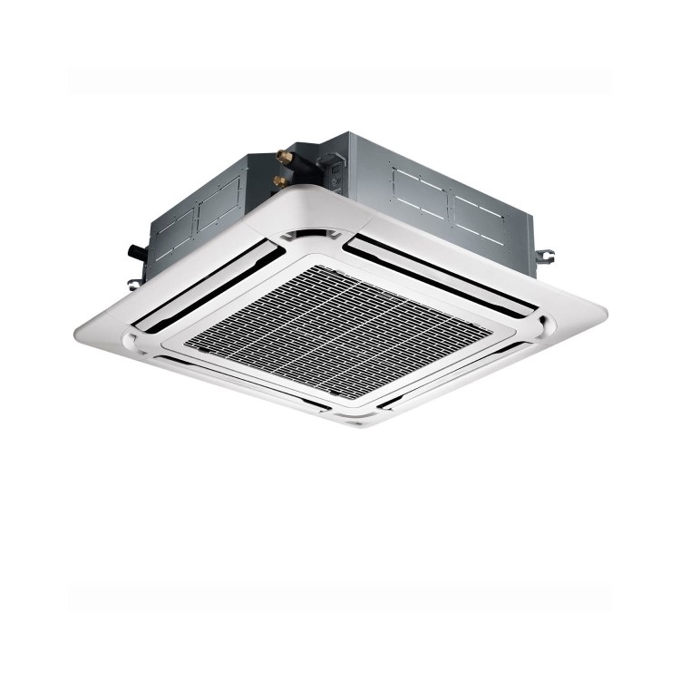 Refurbished Super Slim 48000 BTU 14kW Toshiba GMCC Powered 4-Way Cassette Inverter Air Conditioner with Heat Pump