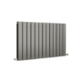 Refurbished Eco Eleganza Anthracite Horizontal Flat Designer Aluminium Radiator 600x975mm Double Panel 3973 BTU