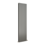 Refurbished - Eco Eleganza Anthracite Vertical Flat Designer Aluminium Radiator 1800x450mm Double Panel 4392 BTU
