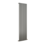 Refurbished Eco Eleganza Anthracite Vertical Flat Designer Aluminium Radiator 1800x450mm Single Panel 3388 BTU