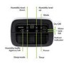 GRADE A2 - electriQ 12L Quiet Low-Energy Dehumidifier and  Air Purifier