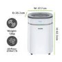 GRADE A2 - electriQ 25L Low-Energy Smart Laundry Dehumidifier