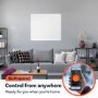 Refurbished electriQ 425W Paintable Smart Infrared Heater Wall Mounted & Low Energy