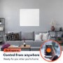 Refurbished electriQ 425W Paintable Smart Infrared Heater Wall Mounted & Low Energy