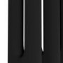 GRADE A2 - Reggio Midnight Black Horizontal Double Column Traditional Radiator 600x1460mm 5035 BTU - Cast Iron Style