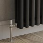 Reggio Midnight Black Horizontal Triple Column Traditional Radiator 600x605mm 2586 BTU - Cast Iron Style