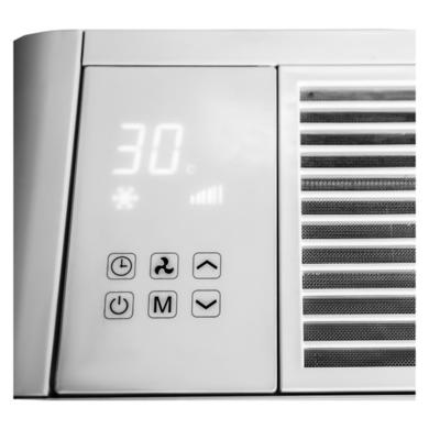 Refurbished 12000 BTU Wall Mounted All-In-One Smart Air Conditioner with Heat Pump - No Outdoor Unit Needed