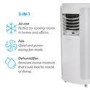 Refurbished electriQ 12000 BTU Portable Air Conditioner for rooms up to 30 sqm