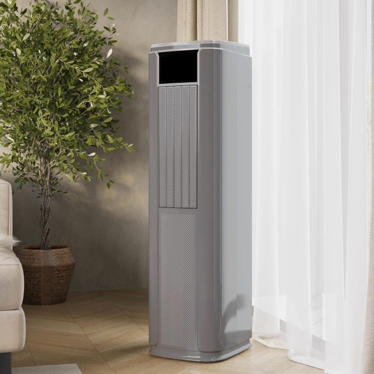 Refurbished electriQ SupremeCool 14000 BTU Quiet Smart Portable Air Conditioner with Heat Pump No Remote