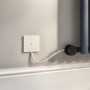 Refurbished Antique Brass Electric Towel Radiator 0.6kW with Wifi Thermostat - H650xW450mm