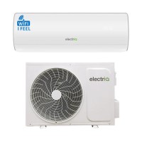 Refurbished electriQ iQool Plus 12000 BTU Smart A+++ Wall Mounted Air Conditioner with Heat Pump - 5m Pipe Kit Included