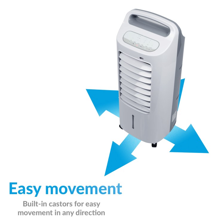 GRADE A2 - electriQ Slimline ECO Evaporative Air Cooler with built-in Air Purifier and Humidifier - AC100R