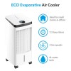 electriQ Slimline ECO Evaporative Humidifier with built-in Air Purifier and Cooling function