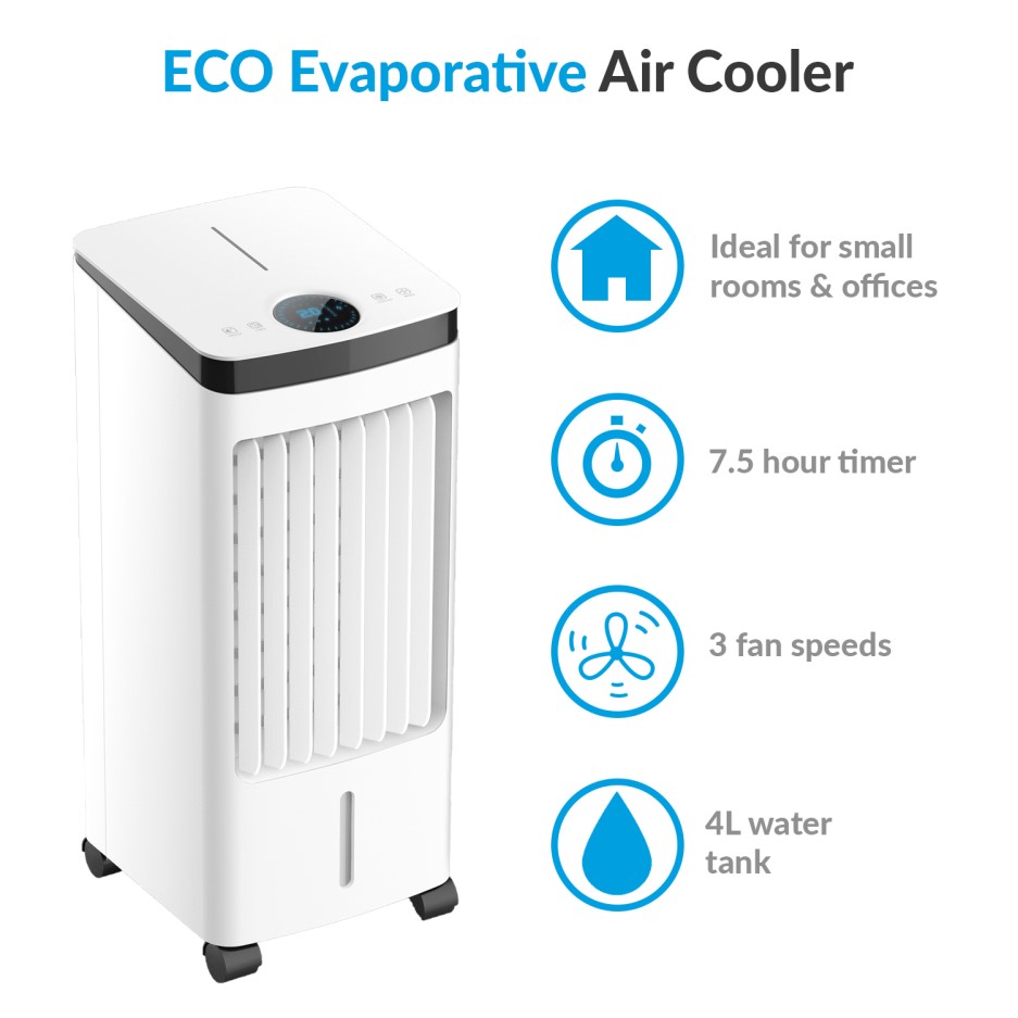 Buy electriQ Slimline ECO Evaporative Humidifier with builtin Air