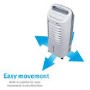 GRADE A2 - electriQ Slimline ECO Evaporative Air Cooler with built-in Air Purifier and Humidifier - AC100R