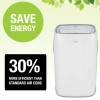 GRADE A2 - TCL  12000 BTU Eco Smart App WIFI Portable Air Conditioner for rooms up to 30 sqm Alexa Enabled 