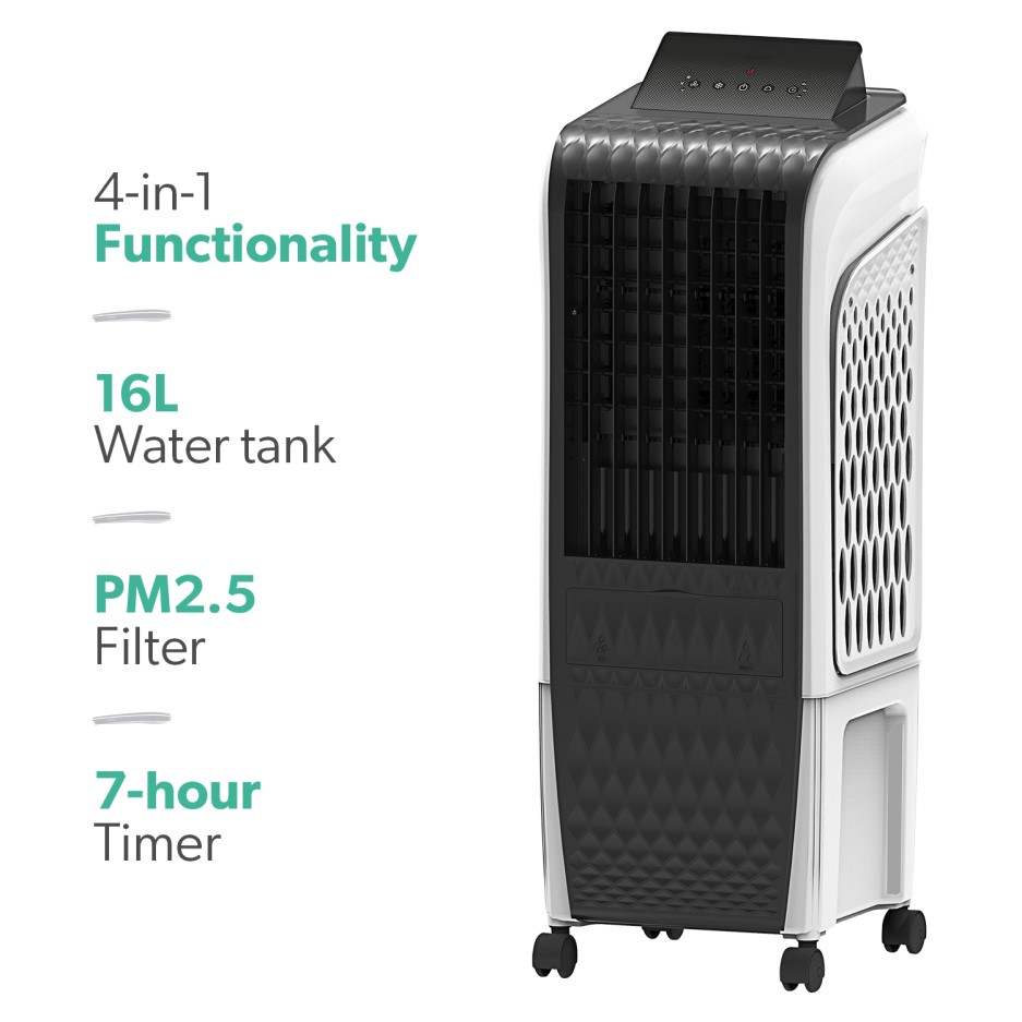 Buy electriQ 16L Portable Evaporative Air Cooler Air Purifier with anti