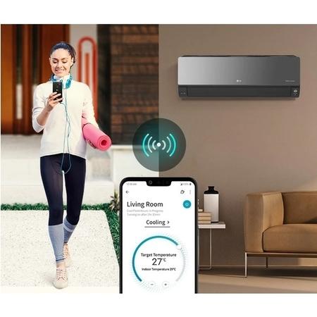 LG Artcool 18000 BTU WiFi Smart DC Inverter Wall Split Air Conditioner with Heat Pump