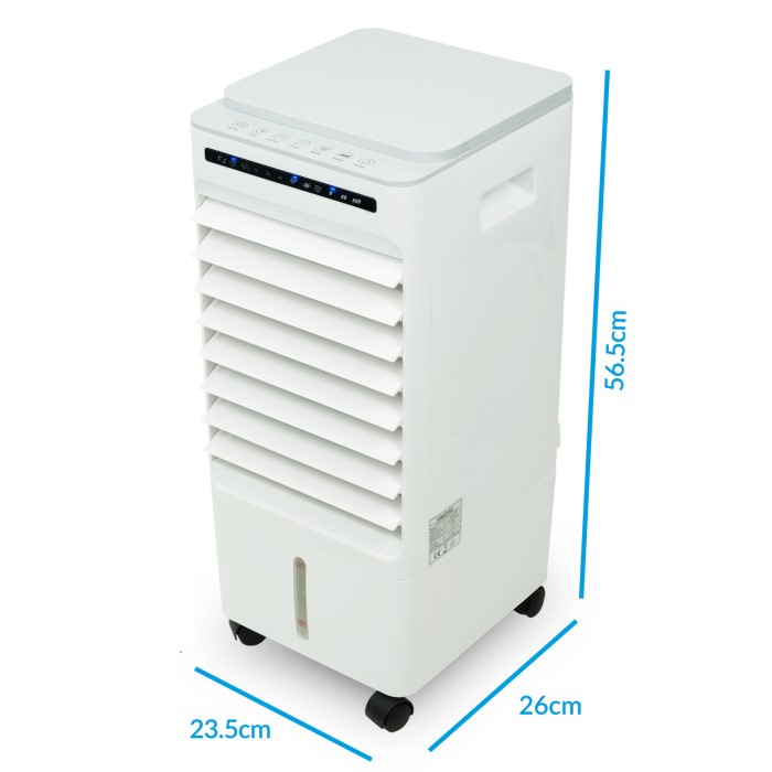 Argo 10l portable evaporative air cooler air purifier and humidifier