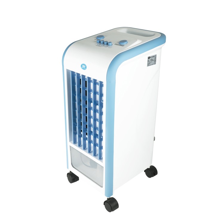 GRADE A1 - Evaporative Air Cooler with built-in Air Purifier and Humidifier supplied with 2 Ice Packs 