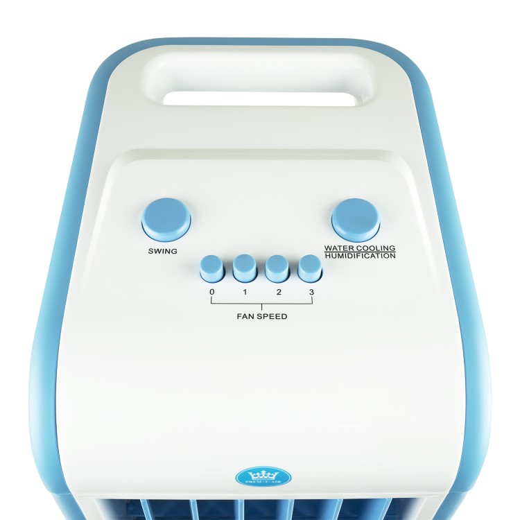 GRADE A1 - Evaporative Air Cooler with built-in Air Purifier and Humidifier supplied with 2 Ice Packs 