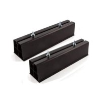 Refurbished ACBFS450PB  Floor Stand Base Set of 2 in black for Air Conditioner Unit / Heat Pump up to 140 kg PVC 450mm length