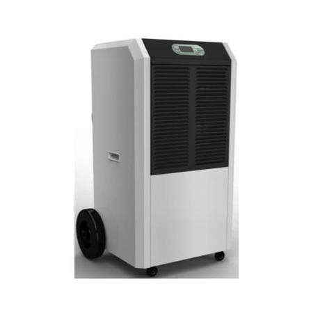 GRADE A1 - Amcor 90 litre per day Commercial Dehumidifier on Large wheels with digital humidistat and uplift pump