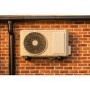 GRADE A3 - Premium Dirt-Resistant Grey Wall Mount Brackets for Split Air Conditioner Outdoor Units - Discreet UK-House Matching Design Supporting up to 140&nbsp;kg