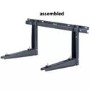 GRADE A3 - Premium Dirt-Resistant Grey Wall Mount Brackets for Split Air Conditioner Outdoor Units - Discreet UK-House Matching Design Supporting up to 140&nbsp;kg