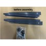 Premium Dirt-Resistant Grey Wall Mount Brackets for Split Air Conditioner with Discreet UK-House Matching Design Supporting up to 90&nbsp;kg