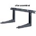 ACWALLBKTLPG electriQ Air Conditioner outdoor unit Wall Mount Brackets in anthracite / grey- all models Up to 140kg