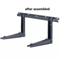 GRADE A2 - ACWALLBKTLPG electriQ Air Conditioner outdoor unit Wall Mount Brackets in anthracite / grey- all models Up to 140kg