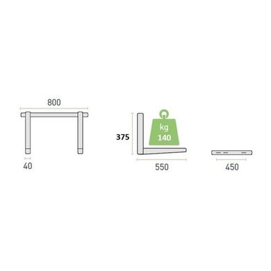 Premium Dirt-Resistant Grey Wall Mount Brackets for Split Air Conditioner Outdoor Units - Discreet UK-House Matching Design Supporting up to 140&nbsp;kg