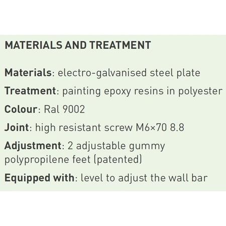 ACWALLBKTLP electriQ Air Conditioner outdoor unit Wall Mount Brackets - all models Up to 140kg