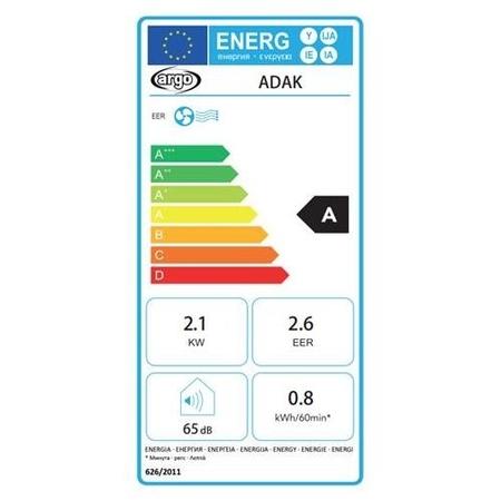 GRADE A1 - Argo 8000 BTU Portable Air Conditioner for rooms up to 20 sqm