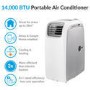 Refurbished Refurbished electriQ AirFlex 14000 BTU 4kW SMART WIFI Portable Air Conditioner