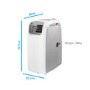 Refurbished Refurbished electriQ AirFlex 14000 BTU 4kW SMART WIFI Portable Air Conditioner