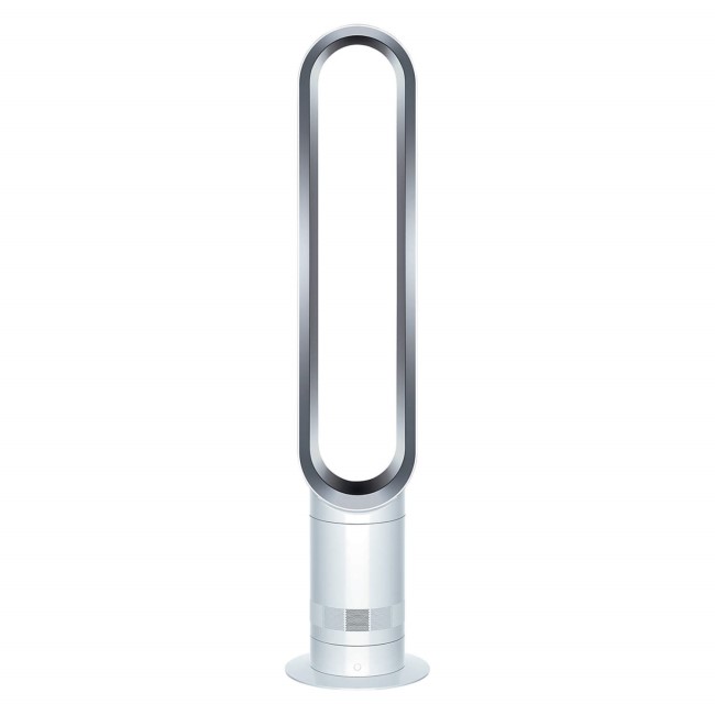 GRADE A1 - Dyson AM07 Tower Cooling Fan Only White and Silver