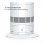 GRADE A3 - Dyson AM09 Hot and Cool Fan - White and Nickel Newest Model TurboJet with 2 year warranty