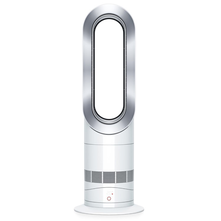 Dyson AM09 Hot+Cool Jet Focus Cooling Fan and Heater - White and Nickel