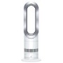 Dyson AM09 Hot+Cool Jet Focus Fan Heater and Cooling Fan - White and Nickel with 2 Year Warranty