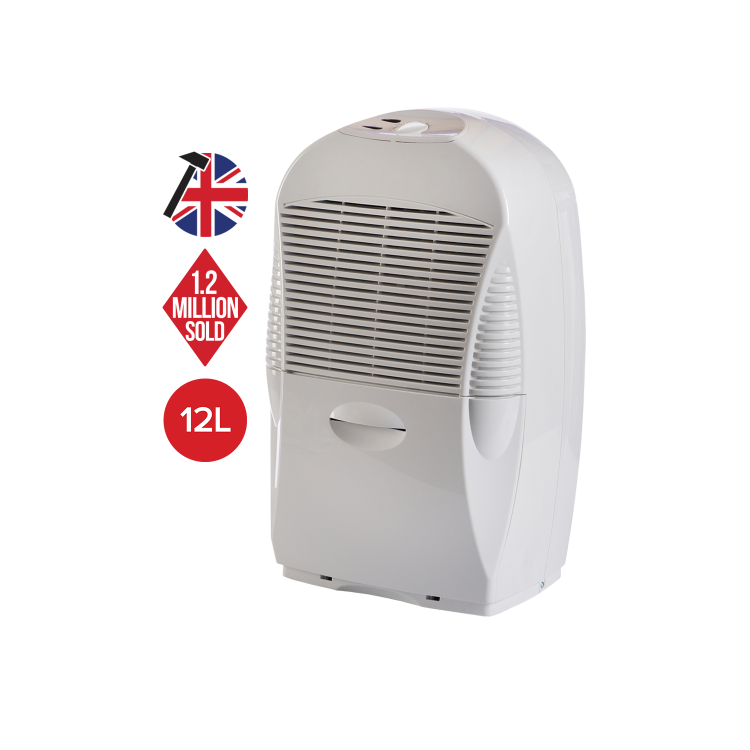 EBAC 12 L Dehumidifier ideal for up to 2 bed room houses with 1 year warranty